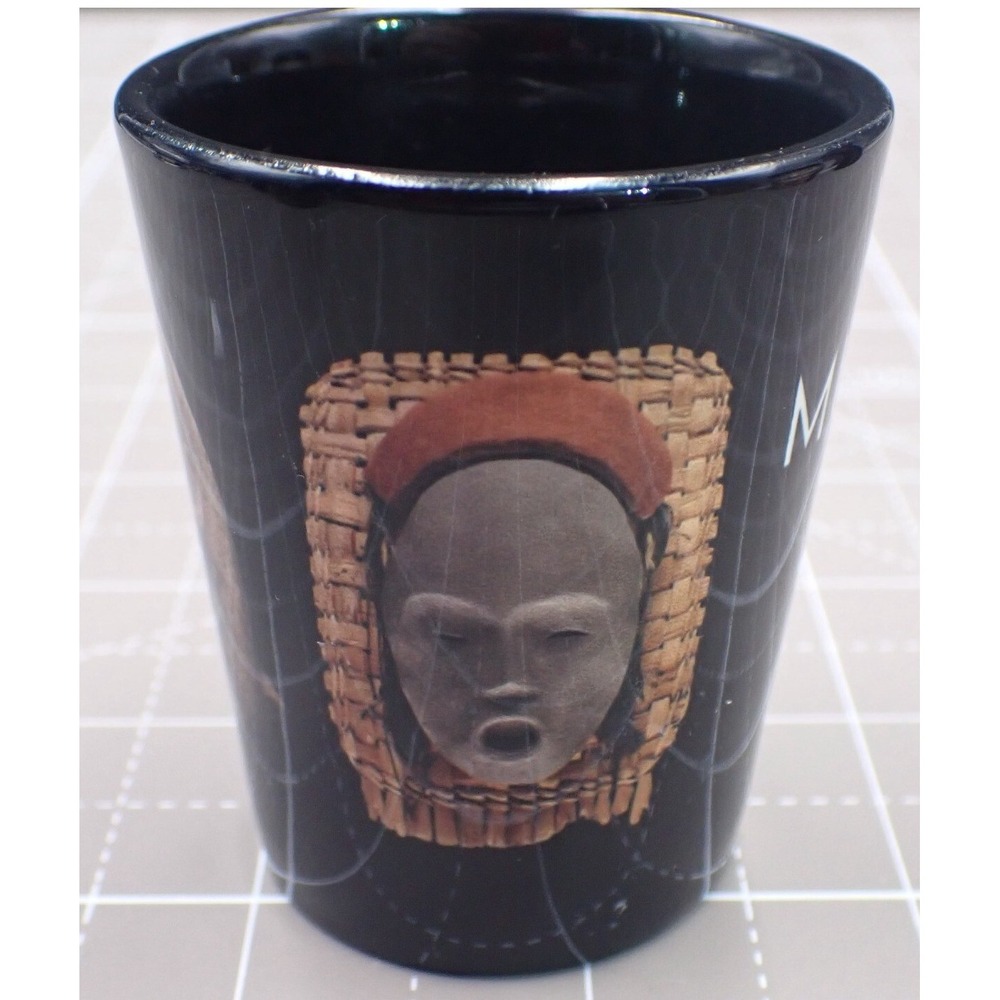 Vintage Shot Glass Mummy American Museum of Natural History 2 3/8"